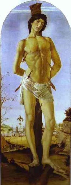 Sandro Botticelli Sebastian oil painting image
